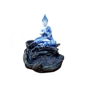 BLUE BUDDHA BACKFLOW CONE BURNER 3.90"L X 4.30"H