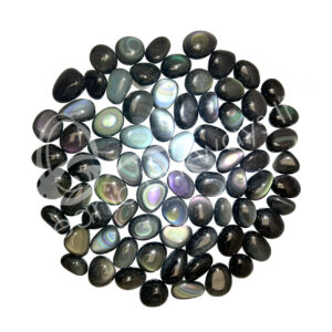 TUMBLED STONES - OBSIDIAN, RAINBOW AA 25-45 MM