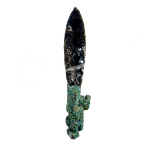 Obsidian Orgone with Dragon Handle Athame