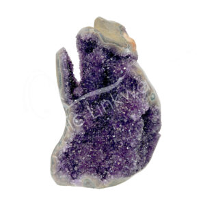 Amethyst Uruguayan B Cut Base Polished Geode