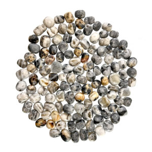 Dendritic Agate with Druse Tumbled Stones