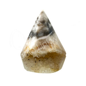 Dendritic Agate with Druse Point Full Polished