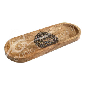 Pentacle & Celtic Knot Laser Engraved Incense Holder 11"L X 4"W
