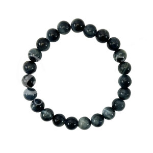 BRACELET - TIGER EYE, BLUE (8 MM) 8-8.5"