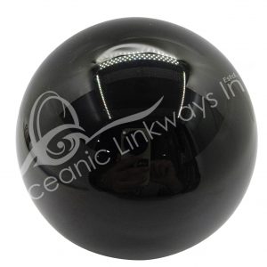 Polished Smooth Black Obsidian Sphere