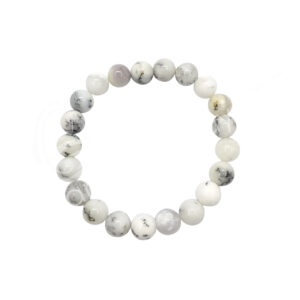 White Opal Beads Bracelet