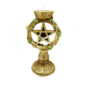 Pentacle Tealight Holder 4.45"L X 3.55"W X 8.05"H