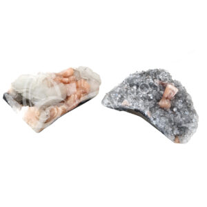 CLUSTER - APOPHYLLITE & STILBITE 6-9"