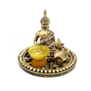 BUDDHA TEALIGHT HOLDER 7.5" X 7.5" X 6.30"
