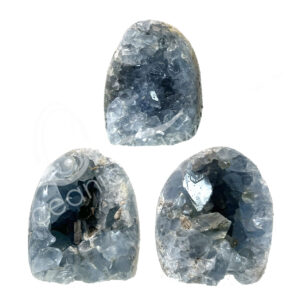Celestite with Druse Free Shape