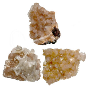 SPECIMEN - HEULANDITE, ORANGE 1.75-3"
