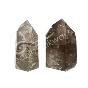 Polished Smoky Quartz A Six Sides Obelisk