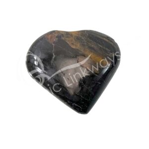 Polished Black Tourmaline Heart