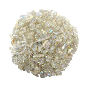 Rough White Plated AB Amethyst