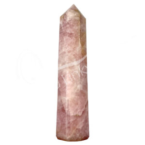 Rose Quartz 6 Polished Sides Obelisk