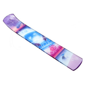 Angel Printed Glass Incense Holder