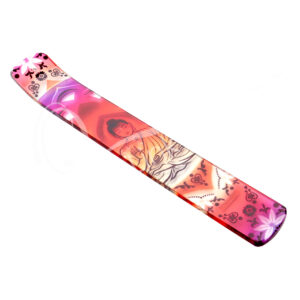 Buddha Printed Glass Incense Holder