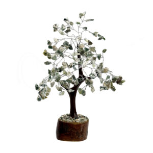 Green Moss Agate Gem Tree