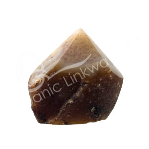 (CLOSE OUT) POINT - AGATE, MIXED TOP POLISHED 2-3''