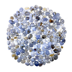Blue Chalcedony Tumbled Stones