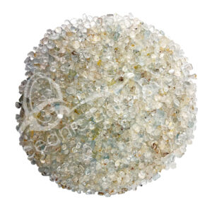 Natural Light Blue Topaz Tumbled Chips