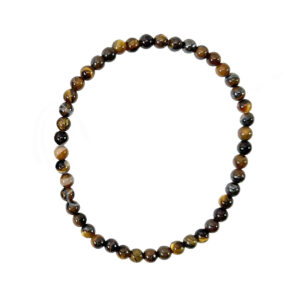 BRACELET - TIGER EYE (4-4.5 MM) 7.15-7.25"