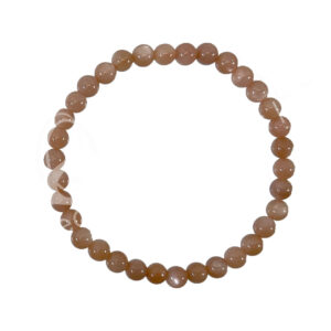 BRACELET - MOONSTONE, PEACH (5-7MM) 7.15-7.25"