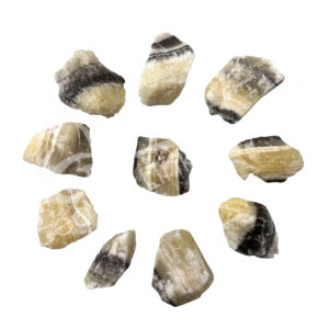 ROUGH - CALCITE, ZEBRA 2-2.5"