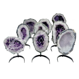 GEODE - AMETHYST ON METAL STAND (PALLET #47)