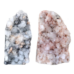 SPECIMEN - APOPHYLLITE & STILBITE FREE STANDING 4-15"
