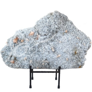 CLUSTER - CHALCEDONY, BLACK WITH APOPHYLLITE & PEACH STILBITE WITH STAND 18 X 28"