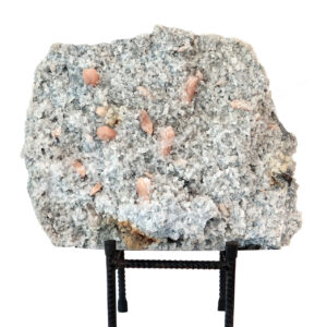 CLUSTER - CHALCEDONY, BLACK WITH APOPHYLLITE & PEACH STILBITE WITH STAND 13 X 16"