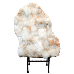 SPECIMEN - APOPHYLLITE & STILBITE WITH STAND 25 X 18"