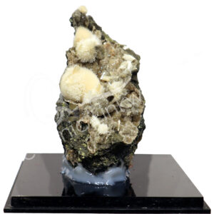 SPECIMEN - MESOLITE ON HEULANDITE IN MATRIX 5.25 X 5.25 X 7"