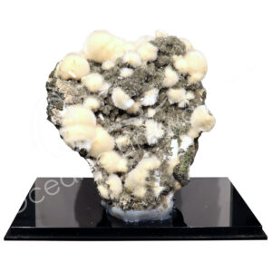 SPECIMEN - MESOLITE ON HEULANDITE IN MATRIX 6 X 8.25 X 8"