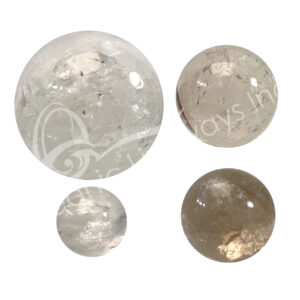SPHERE – CRYSTAL QUARTZ, NATURAL B 1.5-6"