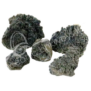 SPECIMEN - CHALCEDONY, SPARKLING BLACK 2-9"