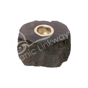 Black Tourmaline Mini Candle Holder