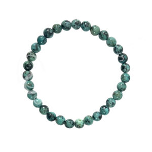 BRACELET - TURQUOISE, AFRICAN (6 MM) 7.15-7.25"