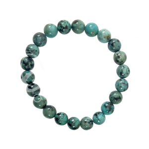 BRACELET - TURQUOISE, AFRICAN (8-8.5 MM) 7.15-7.25"