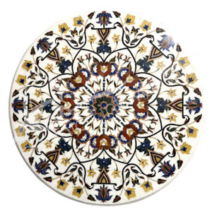 TABLETOP - MARBLE, WHITE 46.5"DIA.
