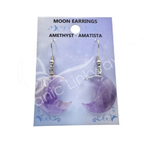 Amethyst Moon Earrings