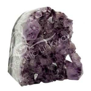 Polished Amethyst with Druse
