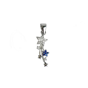 Shooting Stars Sterling Silver Pendant
