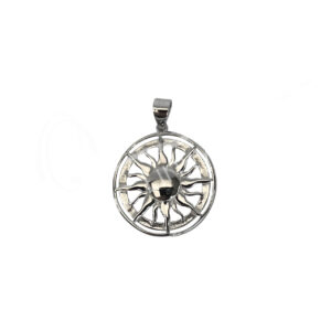 Sun Sterling Silver Pendant