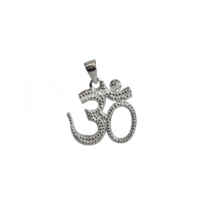 OM Sterling Silver Pendant