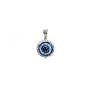 Evil Eye Sterling Silver Pendant