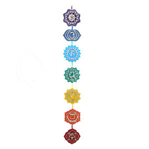 Chakra Wood with 2 Layers Hanging