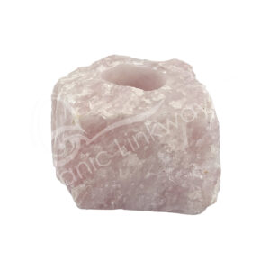 Rough Rose Quartz Ex Tealight Holder
