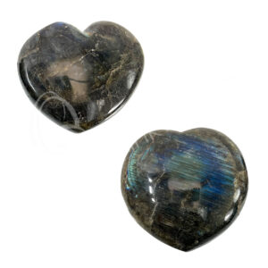 Labradorite Puffed Heart